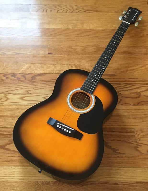 Martin Smith OM Style W-101-SB-PK Faded Tobacco Sunburst 6-String Martin Smith OM Style W-101-SB-PK Faded Tobacco Sunburst 6-String