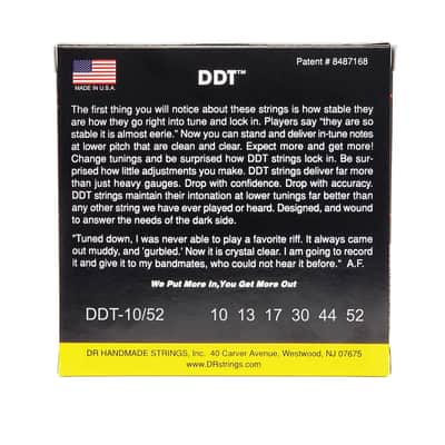 DR Strings Drop Down Tuning Electric Guitar Strings - DDT-10/52 - Big Heavy image 2