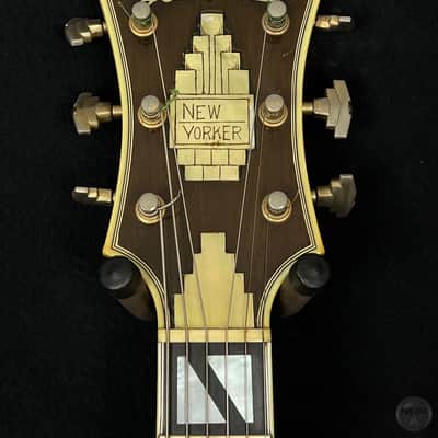 D'Angelico New Yorker "MUNDY" 1958 sunburst finish with case "Mundell Lowe" image 7