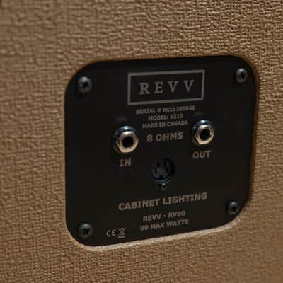 Revv D20 JL Joey Landreth 20/4W Tube Amp Head w/ 1x12 Cab & Speaker Cable –Brown image 13