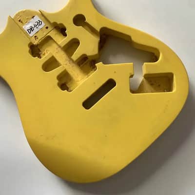 HSH Yellow Basswood Guitar Double Cutaway Body image 3