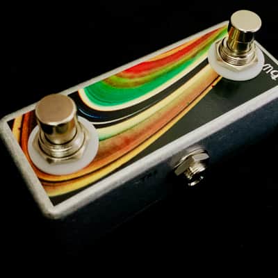 Saturnworks Double AUX Amp Switch w/ Latching Switches + Neutrik TRS - Replaces Boss FS-6 for Latching Switching - Handcrafted in California image 1