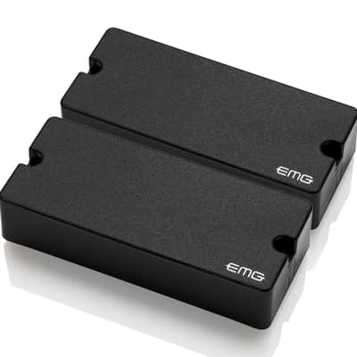EMG DE Set Black David Ellefson Of Megadeth 4 String Soapbar Active Bass Pickups 35DC & 35CS (TUNER) image 4