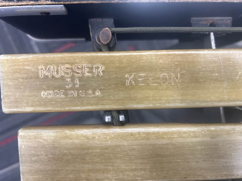 Musser Klone 31 Marimba Early 2000 - non-graduated Kelon bars, aluminum resonators, and a folding frame with height adjustment​ image 1