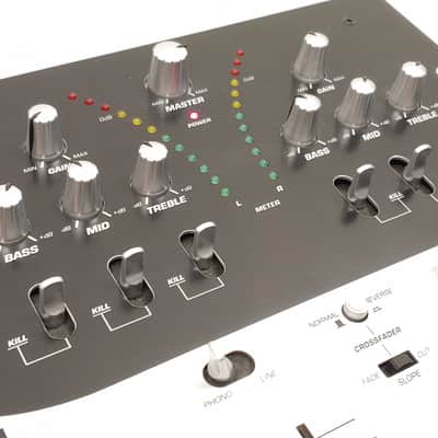 Numark DM1002MKII black/silver stereo 2 channel DJ mixer incl Power Supply image 2