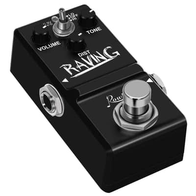 Rowin RAVING Heavy Metal Distortion Effect Nano Pedal True Bypass, FREE PICKS + HOLDER+ FREE SHIP USA image 3