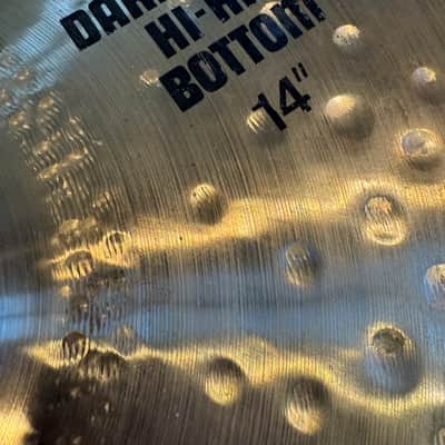 Paiste Sound Creation 14" Dark Heavy Hi Hats Matched Pair 1985 image 10