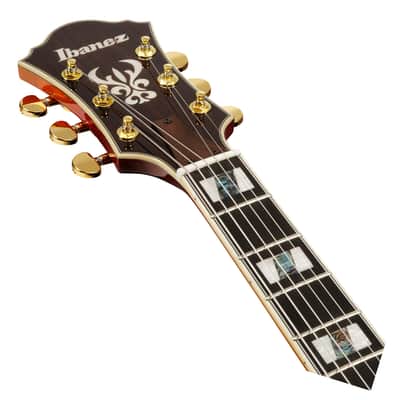 Ibanez AF115 AF Artstar Hollow-Body Electric Guitar w/Case - Aged Whiskey Burst image 4