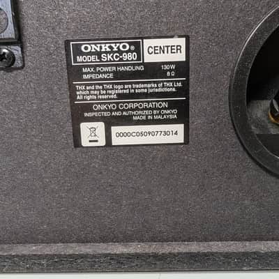 Onkyo SKC-980 Bookshelf Speakers Stereo Pair HiFi Home Audio Vintage image 6