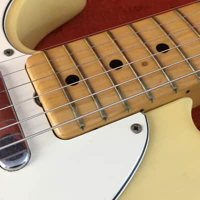 LEFTY! Vintage Early 1973 Original Fender USA Telecaster Ash Body Blonde Relic 1 Piece Maple Neck 7.6 lb HSC image 11