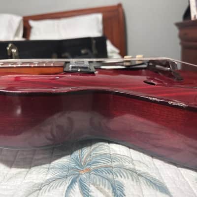 Julio Giuletti A2 Archtop 1960’s - Translucent red wood grain image 11