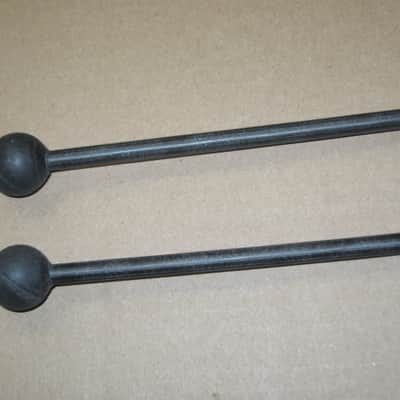 new old stock Gambal Manufacturing GPMR (UG13GPMRX) Percussive Keyboard Mallets (for xylophones and glockenspiels) Black Hard Rubber Ball Heads with Black Synthetic Shafts (with original packaging) from 1990s to early 2000s image 7