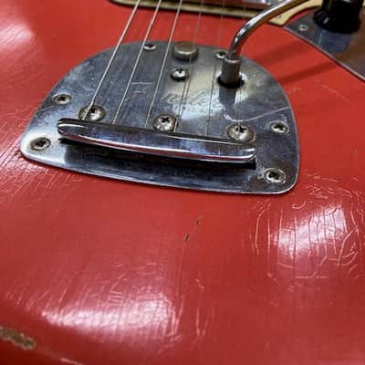Fender Jaguar 1962 - Fiesta red refin image 10
