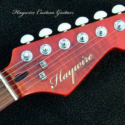 X-Light 6.2 lb. Cherry-Burst Stratocaster with Rosewood/Roasted Flame Maple Neck + 7 Sound Switching +Treble Bleed+ Working Bridge Tone+ Frets leveled, Crowned and Polished +Grover 406C Locking Tuners!! image 3