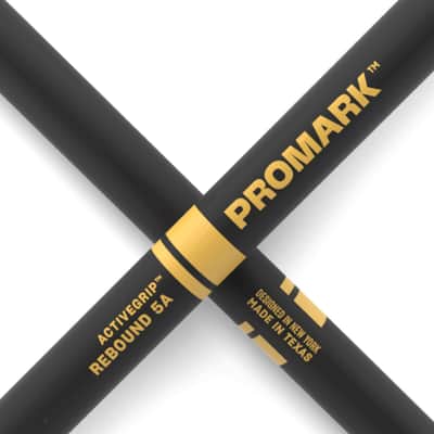 ProMark R5AAG Rebound 5A ActiveGrip Drumsticks with FREE Shipping image 1