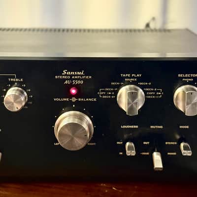 🎶 Sansui AU-5500 Vintage Integrated Amplifier — Serviced, Cleaned, 100V JDM, Plug & Play w/ Step-Down image 7