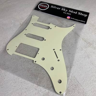 PRS Silver Sky Core / Se HSS pickguard 3ply vintage mint green image 1