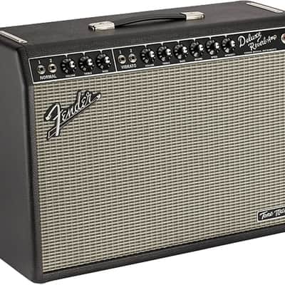 Fender Tone Master Deluxe Reverb 1 x 12-inch 100-watt Combo Amp Black, Help Support Small Business, We Ship Fast and we Care About Your Music ! image 3