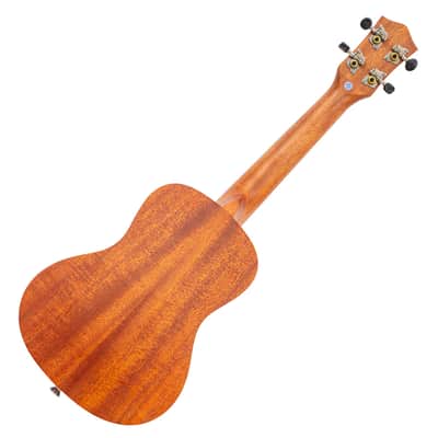 Silvertone Concert Ukulele w/Stencil Graphic - Walnut (851) image 5
