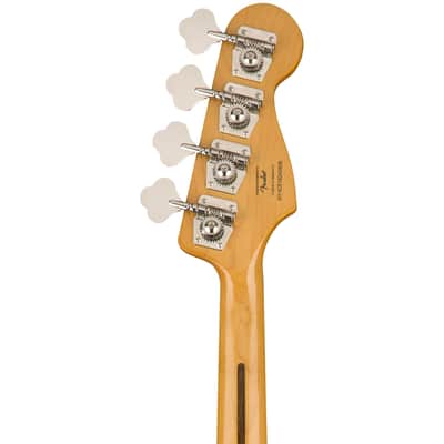 Squier Classic Vibe '70s Left-Handed Jazz Bass Guitar - Maple Fingerboard, Black image 5