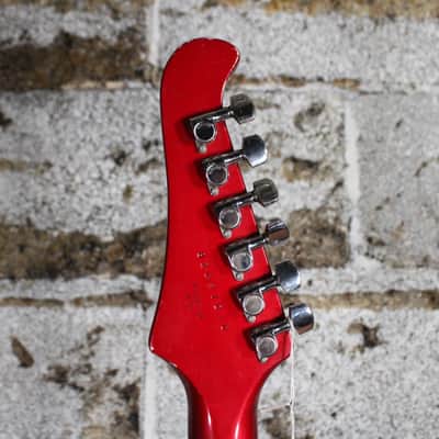 1981 Gibson Victory X MV-10 with Stopbar Tailpiece Candy Apple Red w/ Mods & Hard Case image 4