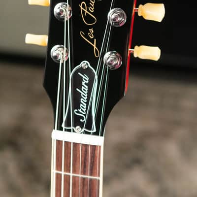 Gibson Les Paul Standard 50s Figured Electric Guitar - Iced Tea with Hardshell Case image 5