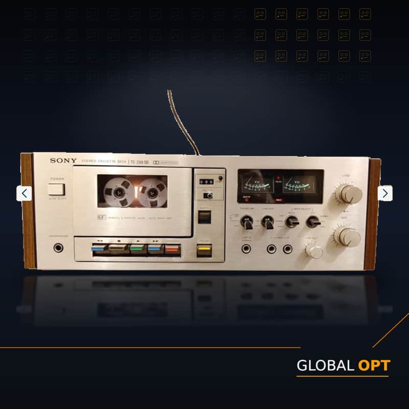 SONY TC-209 SD ✅Warranty Worldwide Rare Vintage Hi-Fi Cassette Deck Japan 1975s image 1