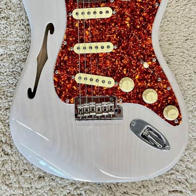 Fender Ltd. Edition American Professional II Stratocaster Thinline White Blonde image 3