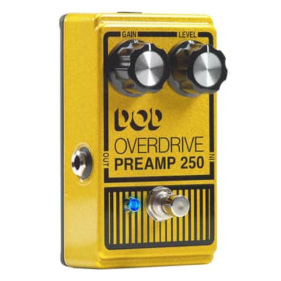DigiTech DOD Overdrive Preamp 250 Reissue Guitar Effects Pedal W/ Two Patch Cables image 4
