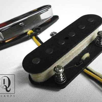 Telecaster Custom ALNICO 3 Hot Guitar Pickups SET Bridge 13k Neck 7,6k Hand Wound Fender Q pickups image 1