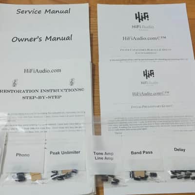 Carver C4000 restoration kit filter capacitor repair rebuild fix image 1