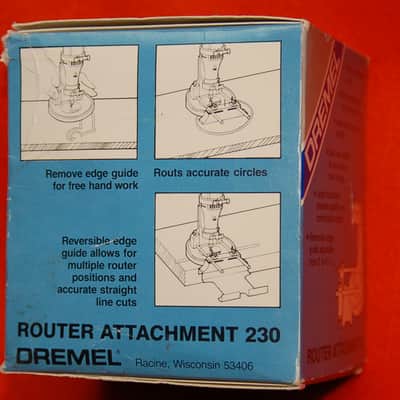 Dremel Router Attachment 230 for use with Moto-Tool Models 245,250,260,270,275,280,285,370,380, 395 image 8
