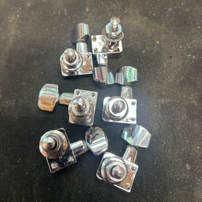 Fender Stratocaster/telecaster tuning pegs - Chrome image 3