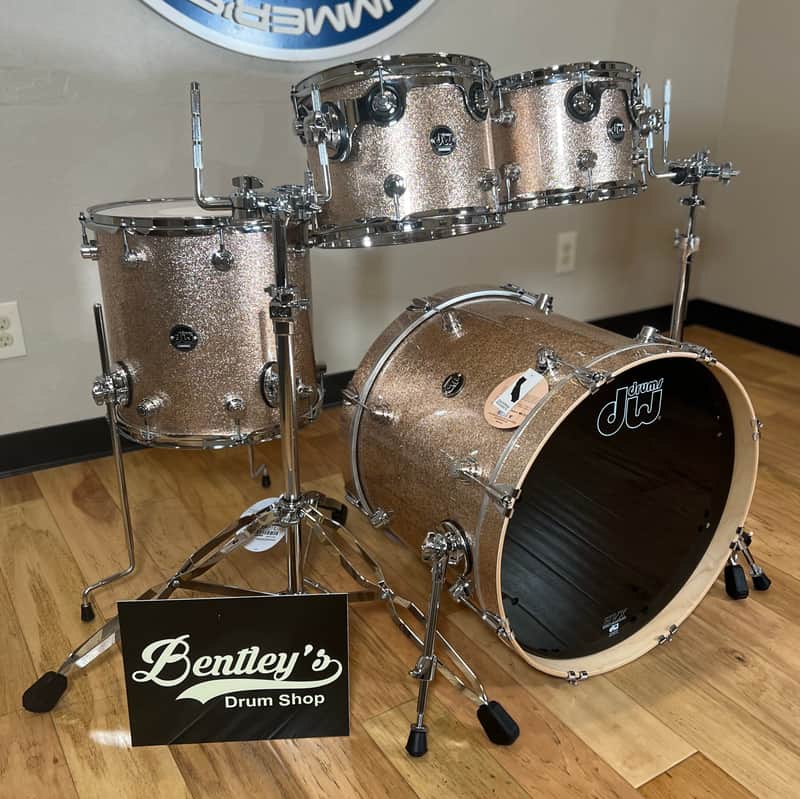 DW Performance Series 10/12/14/20" Drum Set Kit in Bermuda Sparkle image 1