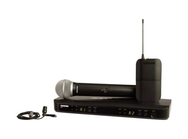 Shure BLX1288/CVL Dual Channel Combo Wireless System (J11 Band) image 1