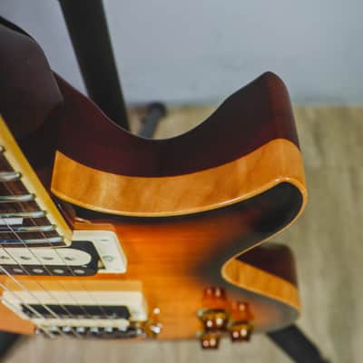 2016 Schecter USA Custom Shop Solo-II Custom Vintage Burst Flame Maple Top Mahogany HH image 8