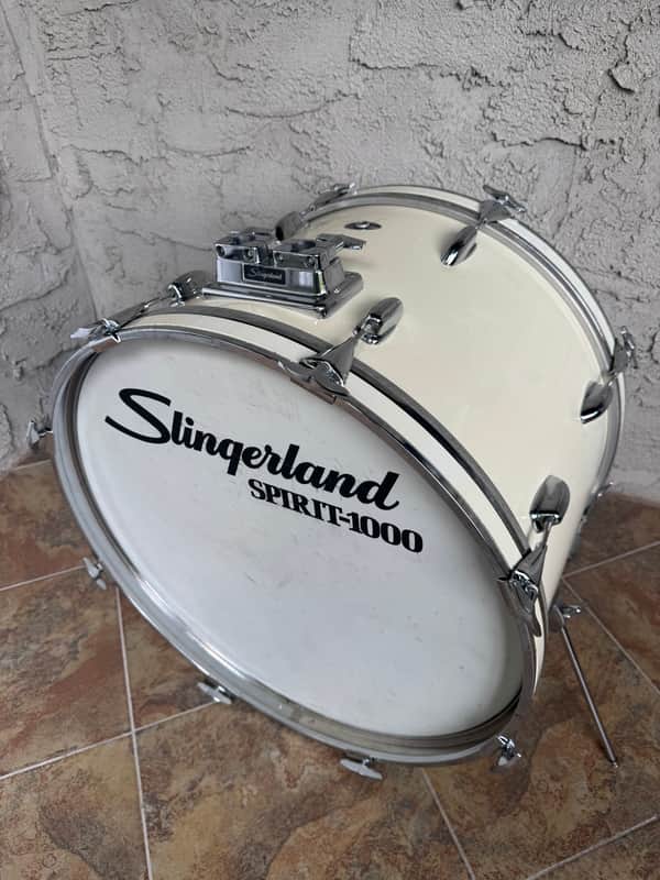 Vintage 1980s Slingerland Spirit-1000 Niles USA 22x14 Bass Drum image 1