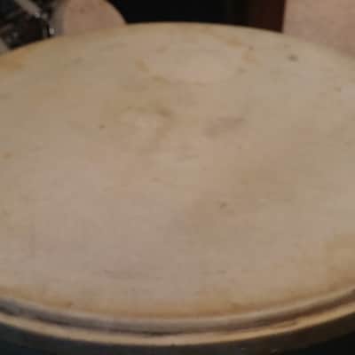 WFL Leedy Ludwig VINTAGE USA Gretsch 20" Calf Skin Bass Drum Head 40s 50s NICE SHAPE NO TARIFFS image 6