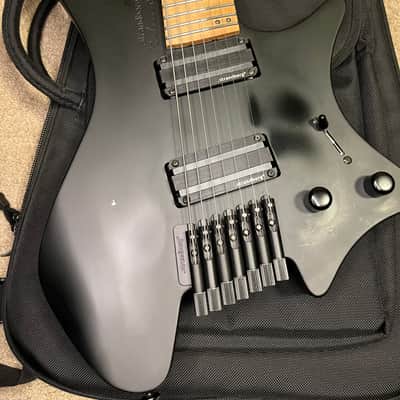 Strandberg Guitars Boden OS 7 MIK with Maple Fretboard 2015 - 2016 - Black image 2