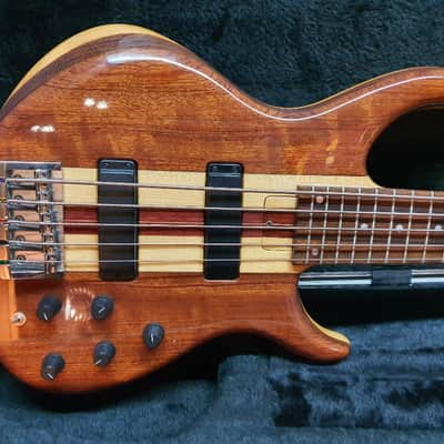 Pre Gibson Tobias Classic 5 String Bass #1782 Unique Rare Bubinga Bartolini image 4
