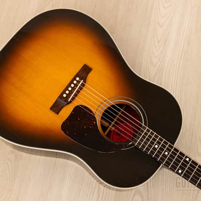 1996 Gibson J-45 Banner Logo Vintage Reissue Dreadnought Acoustic Guitar w/ Case & Tags, Yamano image 11