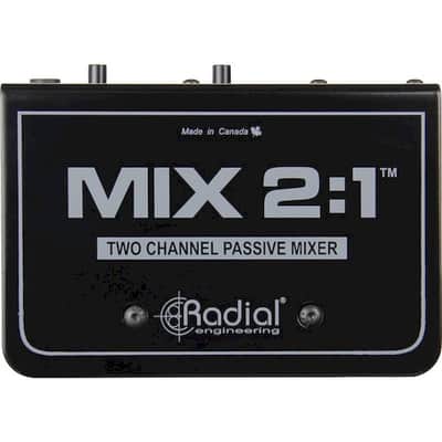 Radial Engineering MIX 2:1 2-Channel Audio Combiner & Mixer image 1