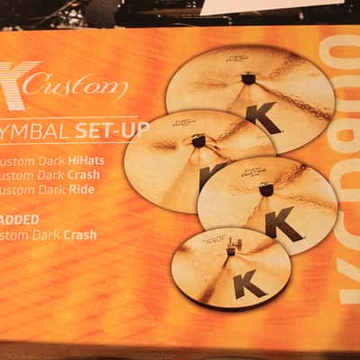 Zildjian K Custom Dark Cymbal Pack (14HH-16C-18C-20R) - Demo! image 2