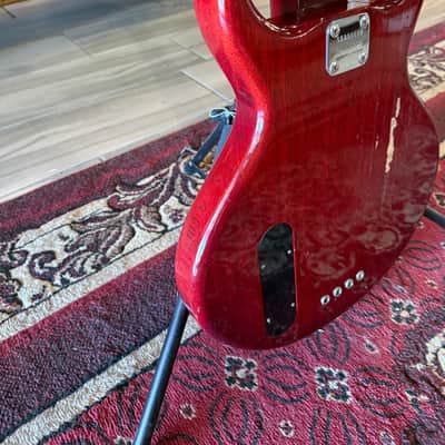 Washburn 1980 SB4R Wing Series Scavenger 4-String Electric Bass Guitar w/Gig Bag (USED) image 12