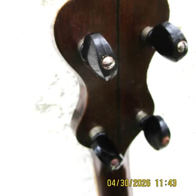 Washburn Model C Tenor Banjo, 1920's, 17 Fret, 11 3/4" Head, Tone Ring, Kershner Tailpiece, Case image 15