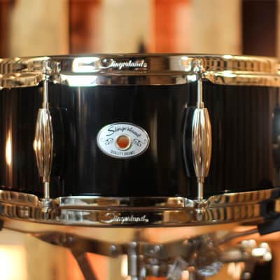 Slingerland 5.5x14 Studio King Del Norte Black Lacquer Snare Drum image 1