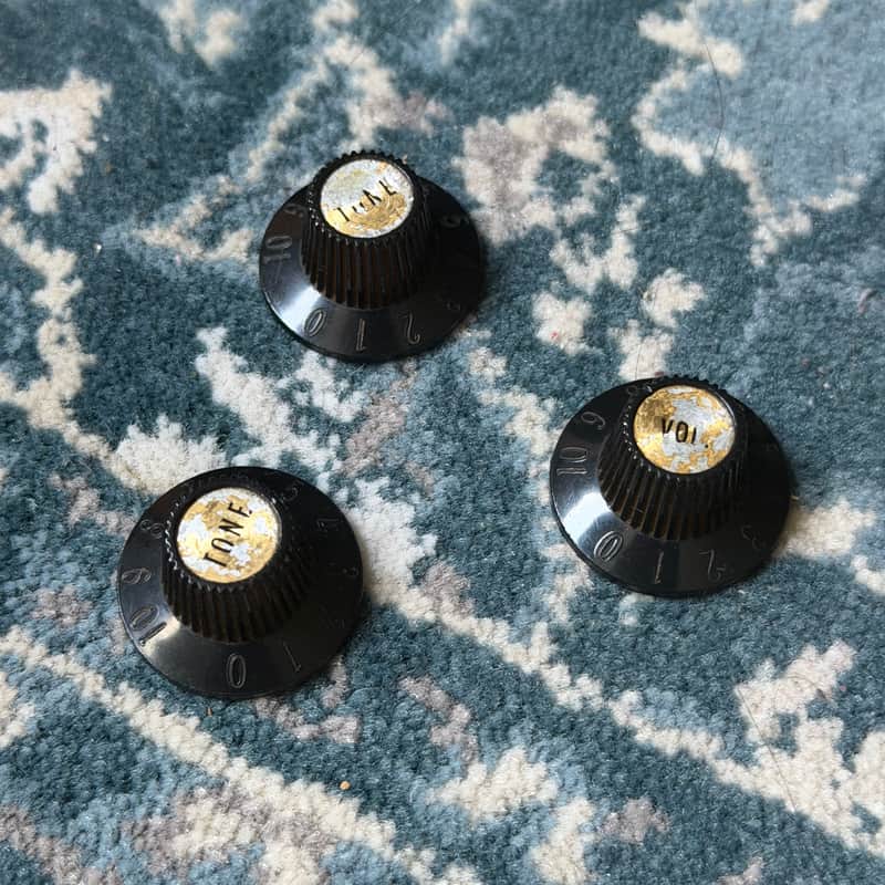 Gibson Witch Hat Knobs 1969 - Gold image 1
