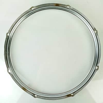Slingerland 14"Snare Drum/Floor Tom Batter Rim/Hoop Stick-Saver Vintage70s Tenor image 6