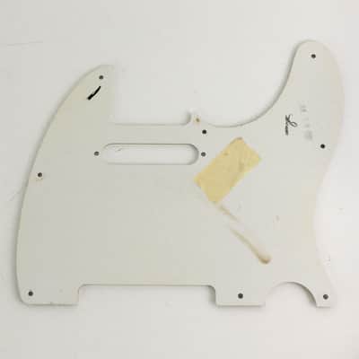 Genuine Fender Standard Lefty Tele Guitar Pickguard Faded Parchment Aged 3-ply image 5