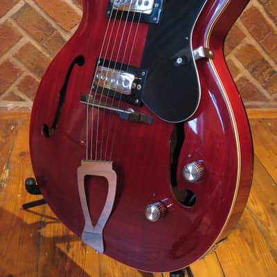 Vintage Italian Contessa HG-130 F Hole Archtop Semi acoustic Hollow Body Jazz Guitar image 21